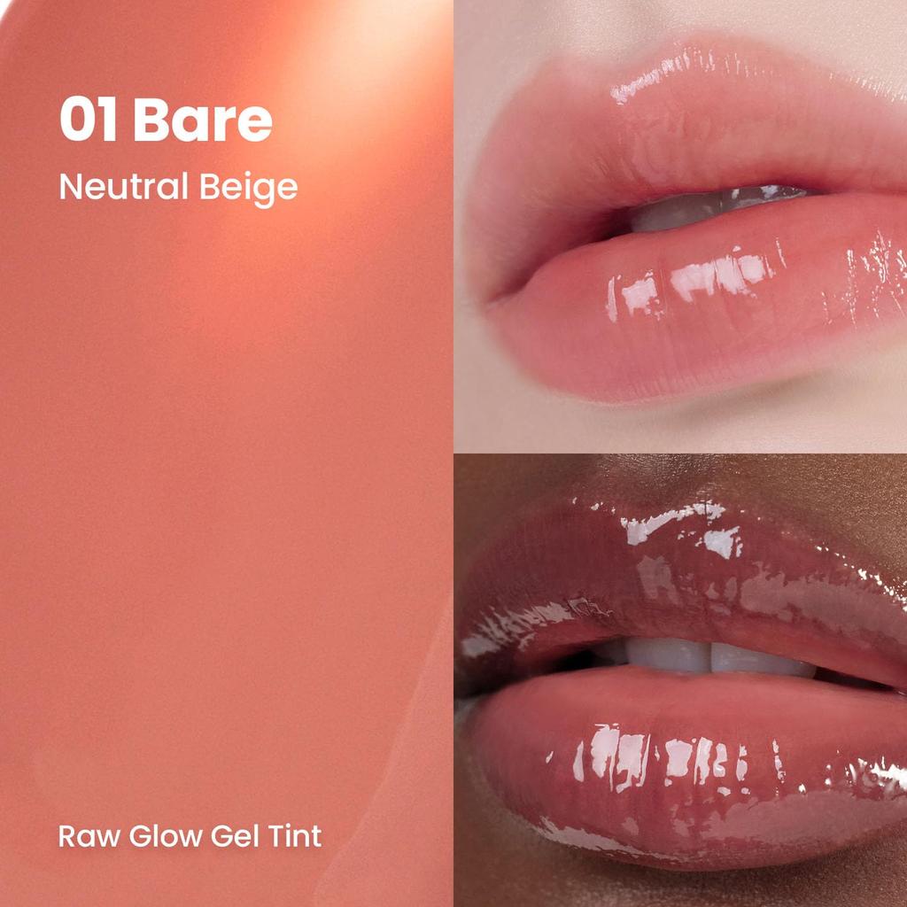 Hince Гелевый тинт для губ Low Glow R001 Bare