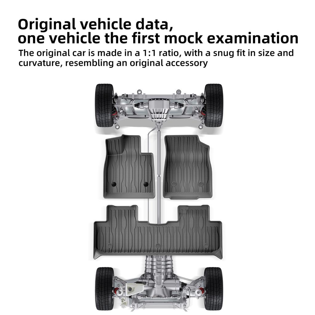Left Drive for BYD Song Plus EV/DMI Seal U EV (Not Fit Seal U DMi) 2021-2026 Car Floor Mats Trunk Pad Backrest Liner Accessory