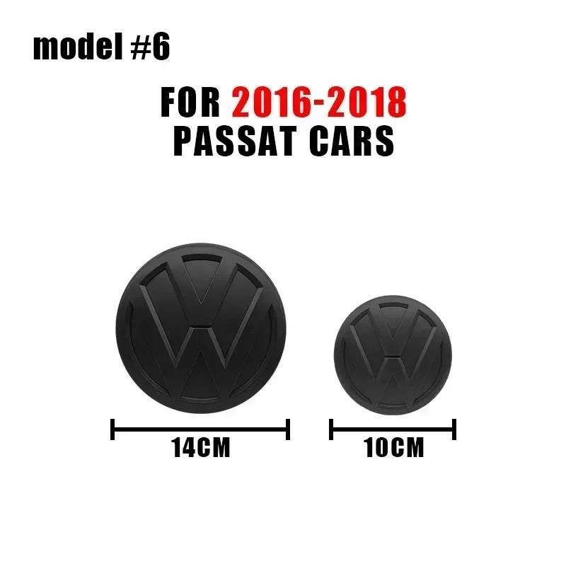 VW Logo Car Badge Hood Front Fence Rear Trunk Emblem Sticker For Volkswagen PASSAT B6 B7 2011-2015 Passat B8 2016-2018 Accessory zj8