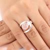Natural Rose Quartz Gemstone 925 Sterling Silver Jewelry Handmade Ring For Gift RR-68-32