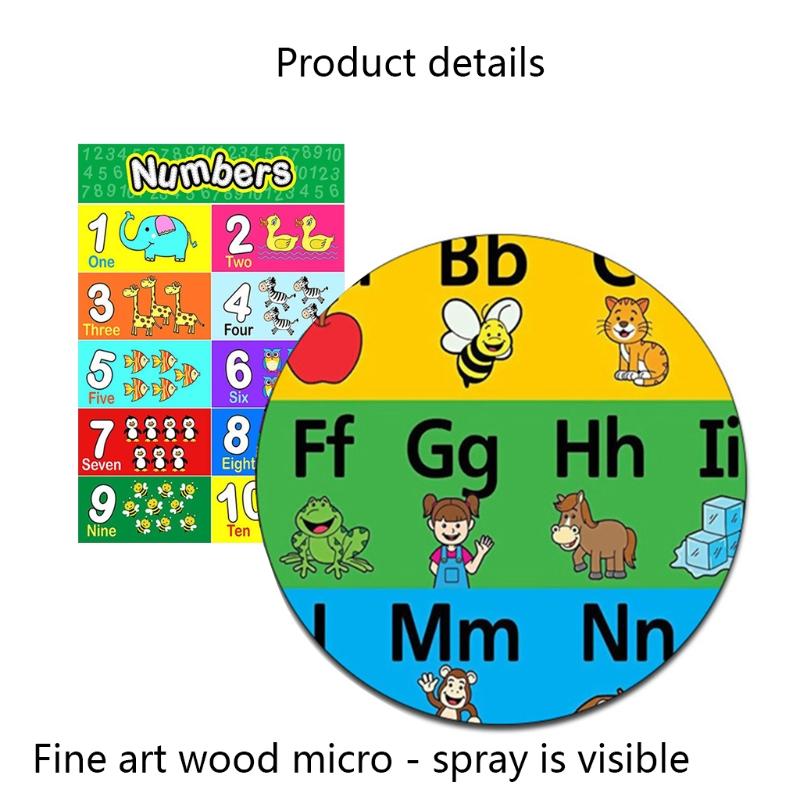 НОВЫЙ ламинированный плакат для дошкольников для малышей и детей, 2 шт., полные плакаты с алфавитом, номера 1-10 для детского сада