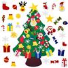 Children Felt Christmas Tree DIY Toys with 30pcs Ornament Kids Gifts for Christmas Decoration