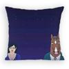 BoJack Horseman Pillow Case Antidustmite Pillowcase Invisible zipper silky Sofa cushion cover for bedroom