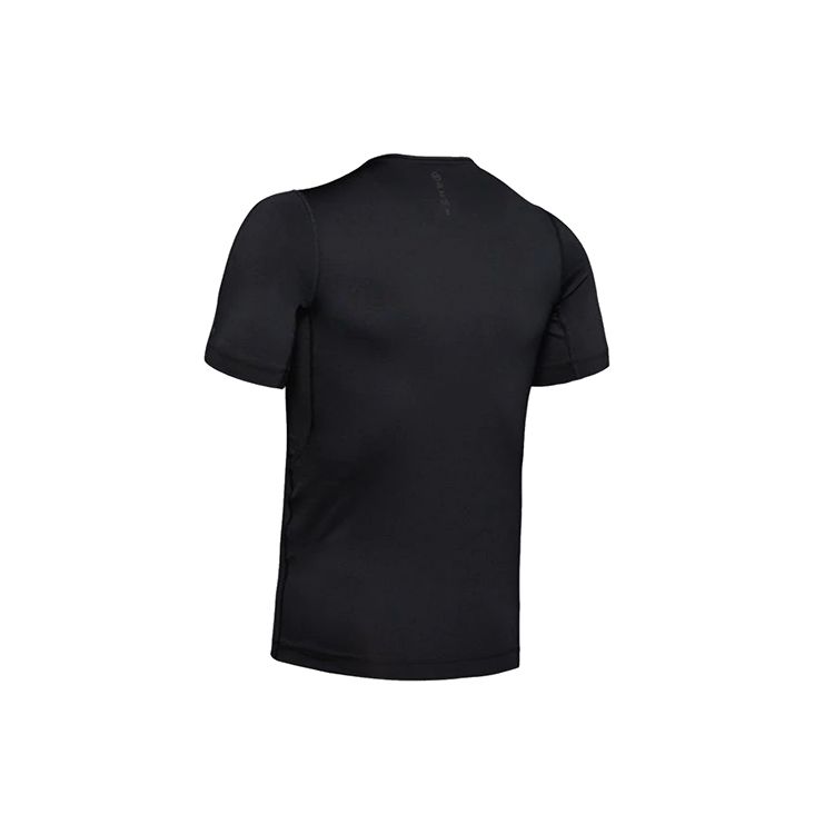 Under Armour Высокоэластичный спортивный компрессионный фитнес-топ унисекс черный 1327644-001