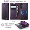 For Samsung Galaxy A14 5G/Galaxy M44 5G/Galaxy A14 4G Magnetic Case RFID Blocking Detachable Wallet Leather Phone Cover