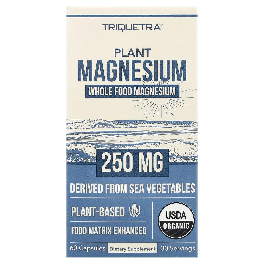 Triquetra Health, Plant-Based Magnesium, 60 Capsules