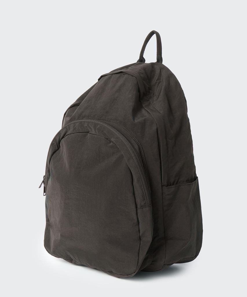 Musinsa Standard Crinkle Round Pocket Backpack [Dark Brown]
