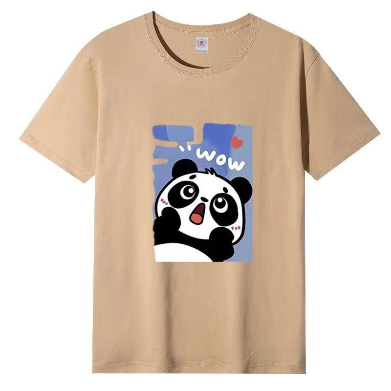 Женская летняя популярная футболка с короткими рукавами из хлопка, дышащая, свободная футболка с принтом, повседневная