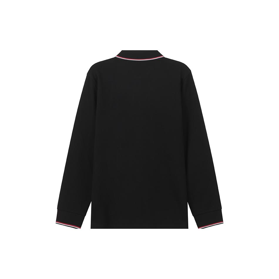 Moncler Logo Patch Long Sleeved Polo Shirt H20918B7010084556999