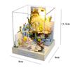 Miniature Doll House Handmade 3D Puzzle Assembly Building Model Kit Creative Room Bedroom Decoration With Furniture Wooden Craft