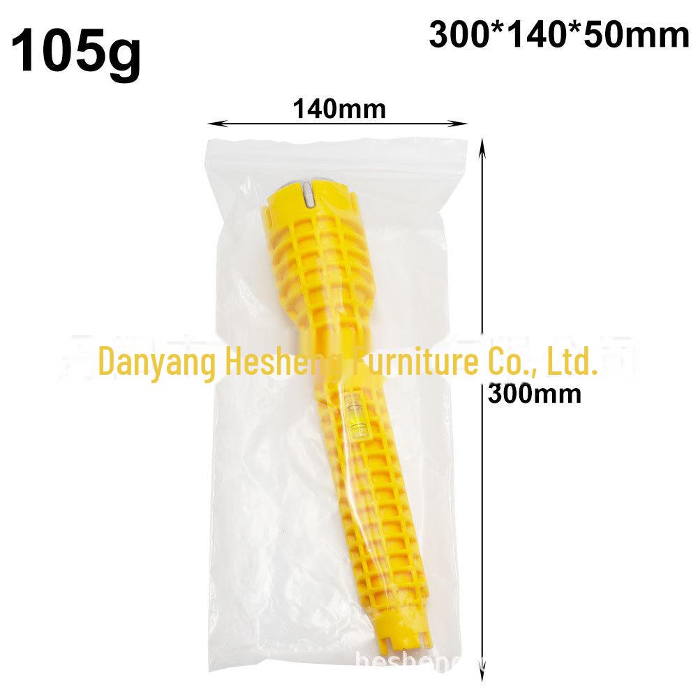 «5-в-1: ключ для раковины, водонагревателя и инструмента для ремонта труб, красный и желтый»