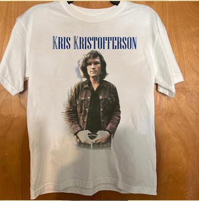 Новая футболка Kris Kristofferson The Silver Tongued Devil And I Подарок для фанатов Унисекс S-5XL Унисекс Футболка