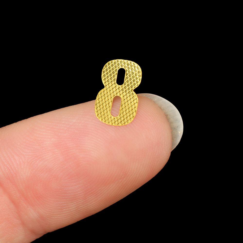 Bronzing Pattern Planner Notebook Decor Number sticker Self Adhesive Twinkle stickers Letter