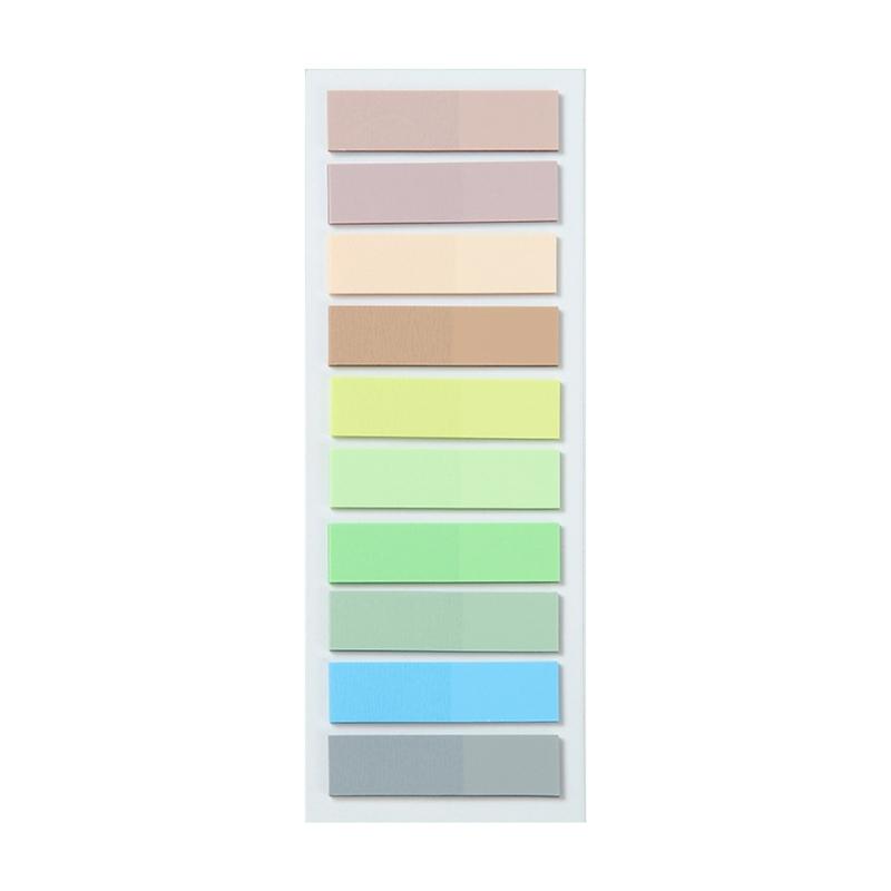 Aesthetic Sticky Note Memos Pad Easy to Write Simple Page Markers Colorful Sticky Notes Colourful Index Tabs