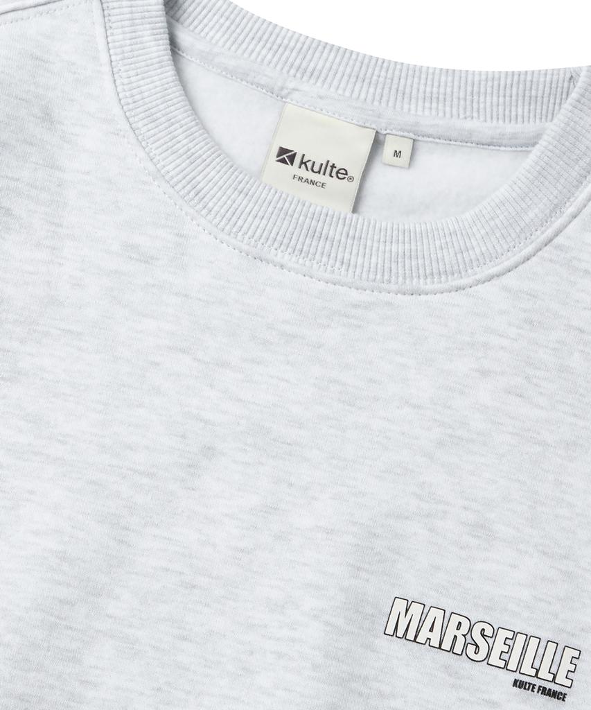 KULTE Flower Art Crewneck L.Melange