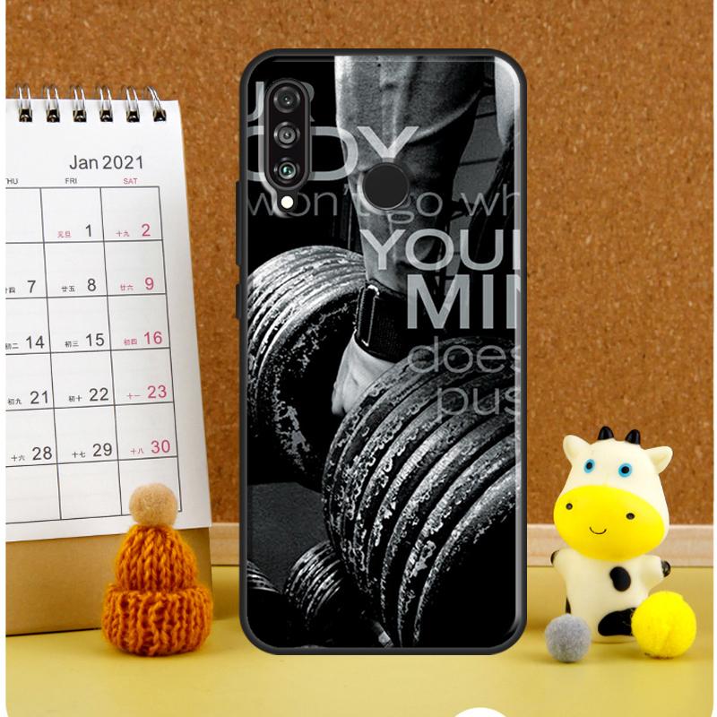 Цитаты для бодибилдинга, тренажерного зала, фитнеса для чехла Huawei Nova 3i 7i 8i 11i 12i 9 10 SE Y60 Y61 Y70 Y72 Y73 Y90 Y91 P20 P30 P40 Lite