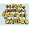 370Cts. Natural Tiger Eye Mix Cabochon Loose Gemstone 29Pcs Lot 17-28 MM C-721