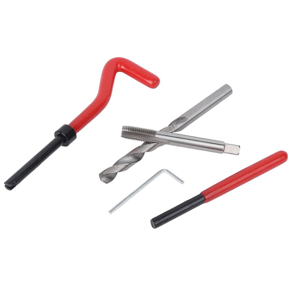 Набор для восстановления резьбы M8 25 шт. Метчик для нарезания резьбы Сверло Инструменты для ремонта поврежденной резьбы