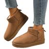 Winter Hot Selling High Quality Women's Shoes Fashionable Solid Color Round Toe Low Heel Sleeve Suede Women's Short Boots