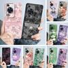 Чехол для телефона Huawei Nova Y72 Модный простой цветок Матовый силиконовый корпус Для Huawei Nova Y72S Y63 Y 72 Задняя крышка Корпус