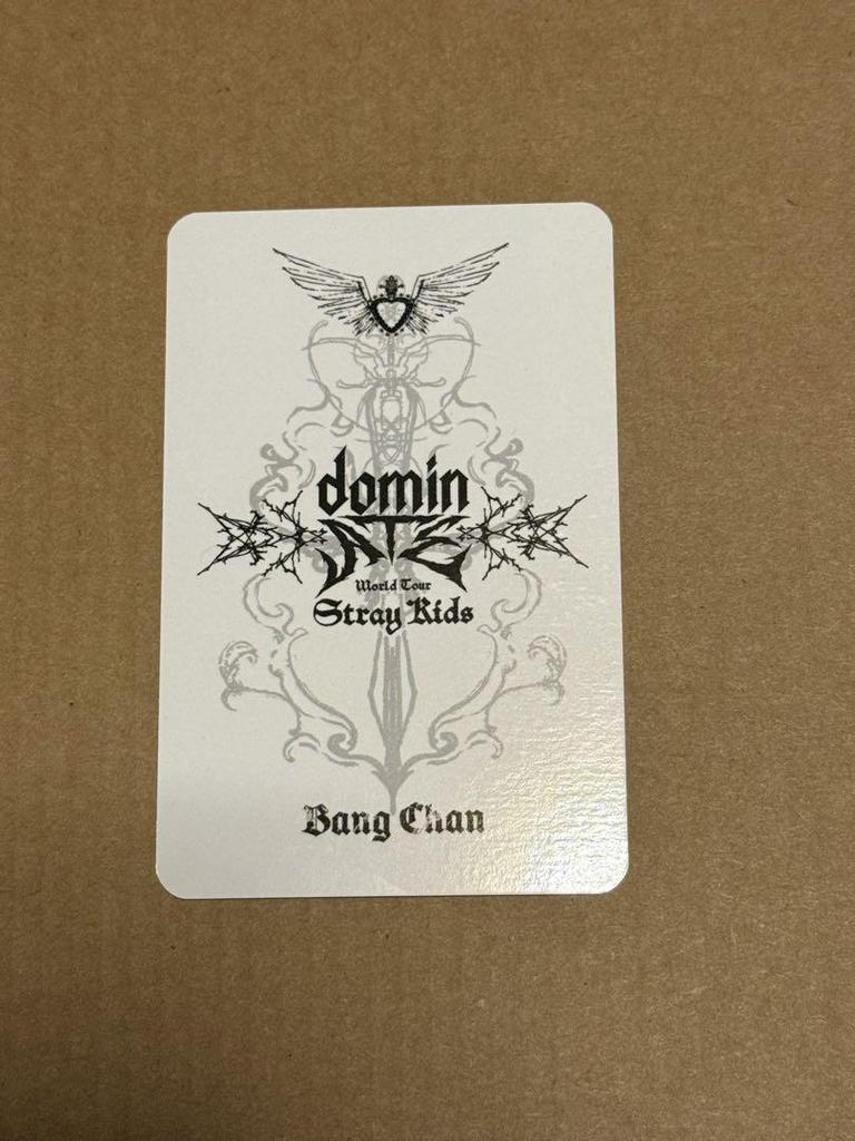 [USED] straykids dominATE STAYZONE trading card Bang Chan