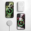 Чехол для телефона Freak Circus Pierrot для Magsafe для iPhone 17 Air 16 15 14 13 12 11 Pro Max Plus Ударопрочный чехол
