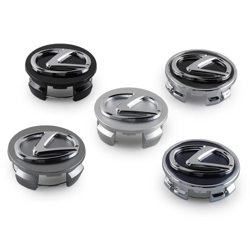 4Pcs 60MM Car Tire Wheel Hub Center Cover Badge Decoration Set With For Lexus RX300 IS200 IS250 ES350 Ct200h UX250h NX300h RX350