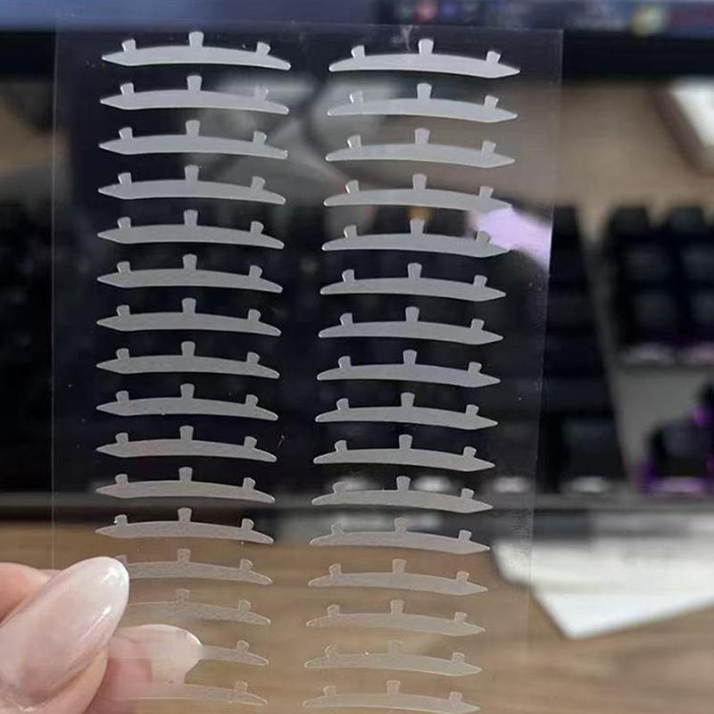 3D Поддержка Невидимая Двусторонняя Лента для век Самоклеящиеся Прозрачные Наклейки для век Водонепроницаемые Волокнистые Наклейки Полоски для Поднятия век