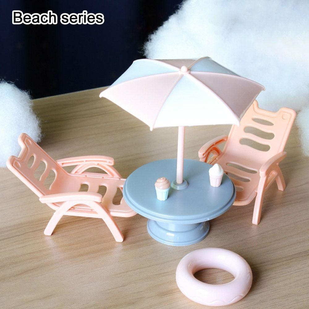 10Styles Dollhouse Miniature Bed 1/12 Chairs Model Toys New Accessories Dollhouse Decoration