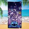 American Cartoon Figure Print Thick Microfiber Beach Towel Quick Dry Bath Blanket For Kids