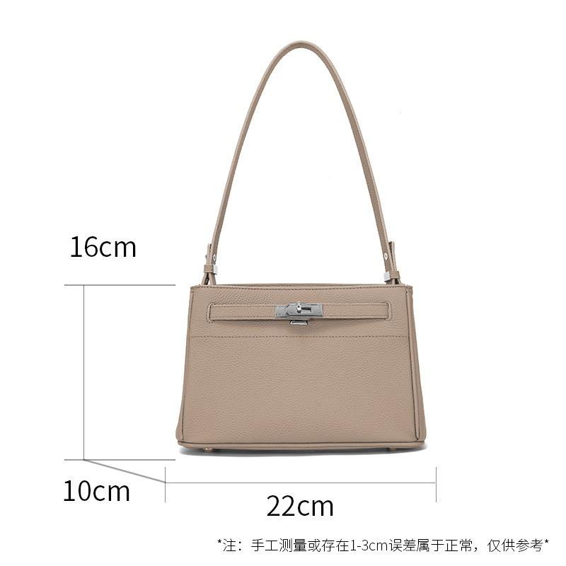 Кожаная сумка сумка-мессенджер женская новая из первого слоя коровьей кожи для поездок на работу на плечо модная ретро сумка-подмышка с замком