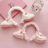 Cute Plush Lamb Headband Suitable for Women Sweet and Cute Butterfly Knot Bell Headband with Sheep Headpiece
