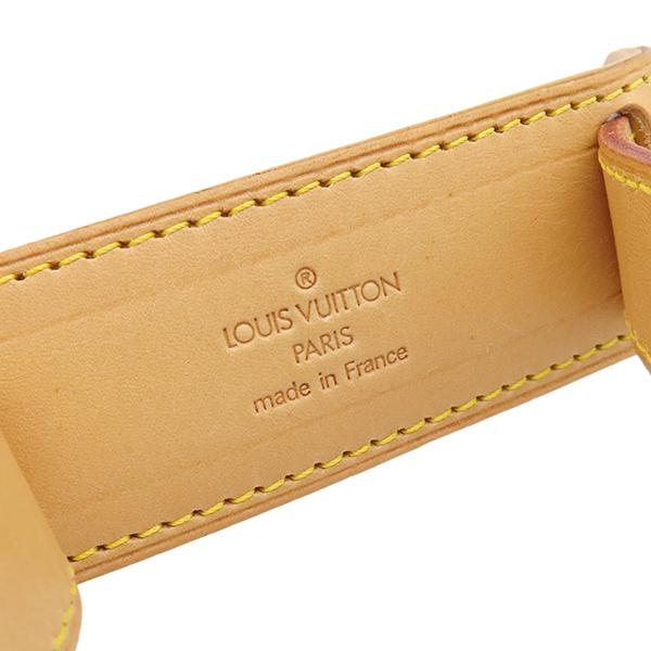 Louis Vuitton Ремень из кожи растительного дубления, 47,2" Плечевой ремень Кожа Nume Массив
