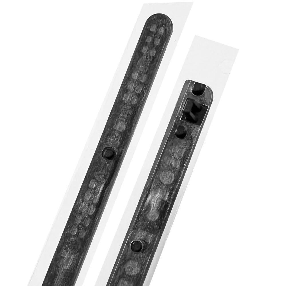 HSSDTECH Laptop Bottom Rubber Feet - Anti-Slip Pads for Dell Latitude 7300, Black (23.1cm)