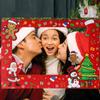 Christmas Paper Photo Frame Christmas Decoration for Home 2024 Pendant Xmas Photo Booth Ornaments Navidad Natal New Year Gift