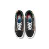 Vans Old Skool Zip Выцветший Пэчворк Низкие Кеды для Скейтбординга Унисекс Коричневый Черный VN0A34939GB