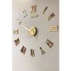Time Collection 3d римские цифры настенные часы (золото)