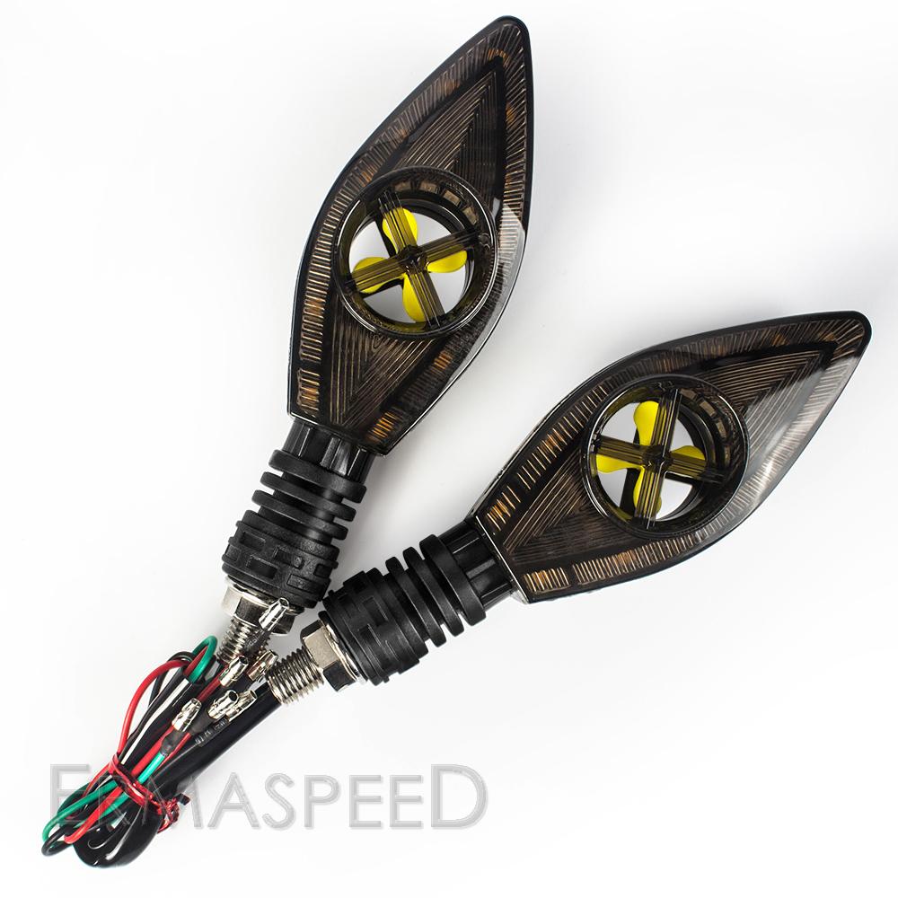 1 пара последовательных янтарных мотоциклетных светодиодных указателей поворота, индикаторы DRL, стоп-сигнал для мотоцикла, электронного велосипеда, скутера