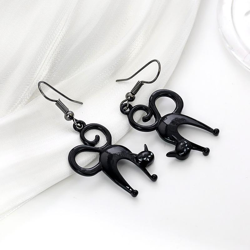 Готические серьги на Хэллоуин: Подвески Привидение, Паутина, Летучая мышь и Тыква для женщин