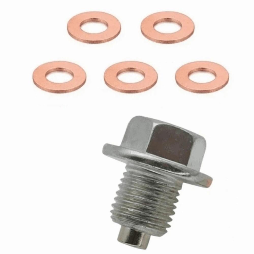 Magnetic Magnetic Oil Drain Plug M12 M14 M16 M18 M20 Oil Drain Sump Nut Automobile Accessories