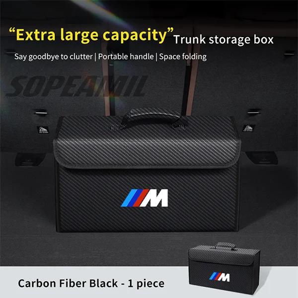 VJCL7 For BMW M X1 X2 X3 X4 X5 X7 E46 E60 E70 E72 E82 E90 E92 G05 G10 G20 G30 F05 F10 F20 F25 F30 Car Trunk Organizing And Storage Box