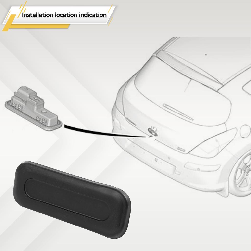 Car Rear Trunk Tailgate Handle Lock Switch 6490R3 6490.R3 for Citroen C2 C4 C5 C6 Peugeot 1007 207 308 508 3008 RCZ 9676028380