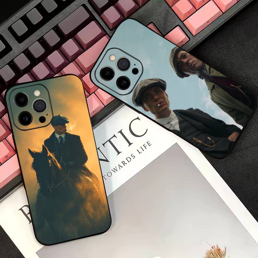 Film Peaky Blinders Phone Case For iPhone 17, 16,15,14,13,12,11 Plus,Pro Max, Others Soft Black Cover