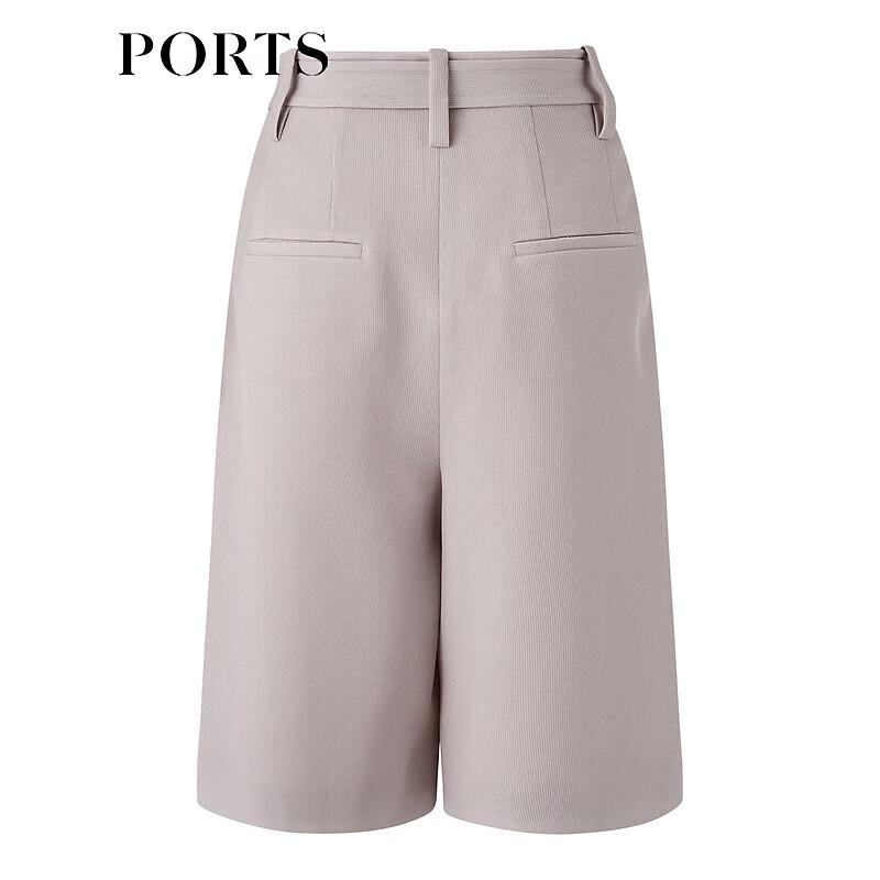 PORTS Women's Spring/Summer Oblique Placket Bermuda Shorts