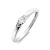 LEGAN Engagement Eternally Brilliant Platinum with a Diamond Solitaire Up To Size 5 Natural Diamond Engagement Wedding Ring for Made In Japan Ring,