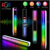 Украшение для дома 40 светодиодов RGB Музыкальный ритм Свет Динамическая лампа Многорежимная лента