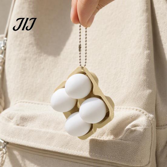 Tactile Sensory Toy 3D Printed Egg Clicker Toy, 2/3/4-Egg Tray Fidget for Stress Relief Gadget Relief, Portable Decompression Button with Bead