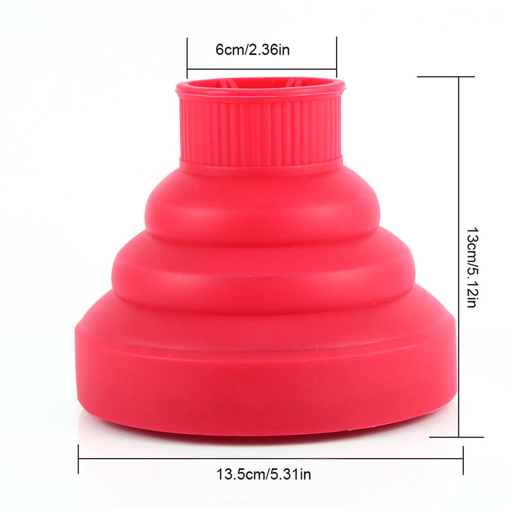 Силиконовый складной диффузор для фена для ухода за цветом волос, подходит для большинства фенов, нагнетателей воздуха, макияжа и укладки волос