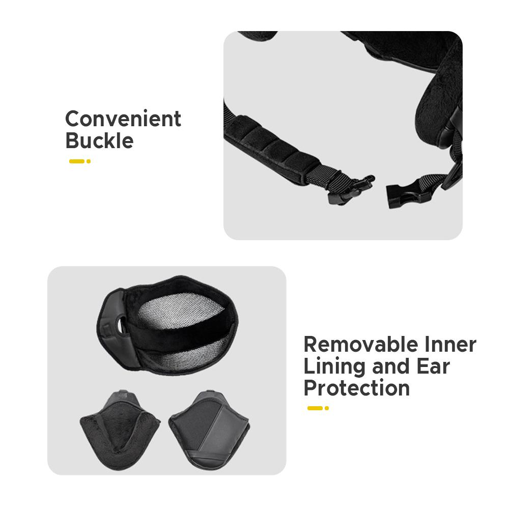 Интегрированный теплый лыжный шлем Регулируемый легкий удобный сноубордический шлем