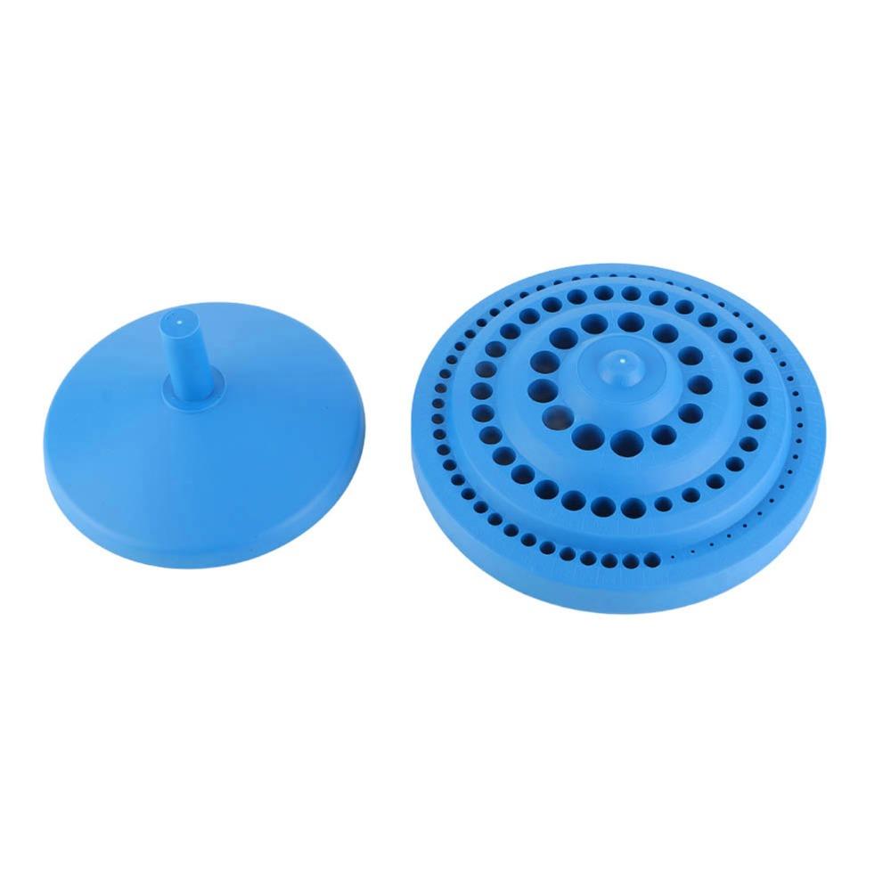 1-13mm Diameter Drill Bit Organizer Stand Round Shape Rotary Tool Bit Holder Household Use